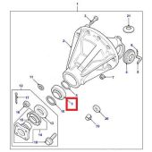 Rolamento  Diferencial Traseiro (Saida Pinhão) Land Rover Defender / Discovery 1 1989-1999 / Discovery 2 1998-2004 / Range Rover Classic - 539707 - Marca Eurospare