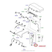 Retentor dos Bicos Injetores - Motor 2.2 Diesel - Land Rover Freelander 2 2.2 / Evoque 2.2 16V 2012 > / Discovery Sport 2.2 16V 2015 > - LR001297 - Marca Allmakes