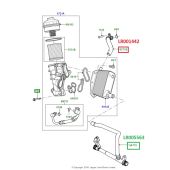 Mangueira do Trocador de Calor (Entrada) - Land Rover Freelander 2 2006-2014 Gas 3.2 - LR001442 - Marca Eurospare