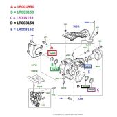 Retentor Externo do Diferencial Dianteiro - Lado Esquerdo - Land Rover Freelander 2 2006-2014 / Evoque 2012-2015 / Discovery Sport 2015 > - LR003155 - Marca Land Rover