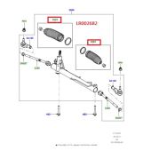 Coifa do Axial da Direção  - Land Rover Freelander 2 2007-2014 - LR002682 - Marca Lemforder (Unitario)