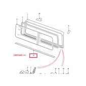 Borracha Inferior do Parabrisas - Land Rover Defender - LR055345 - Marca Eurospare