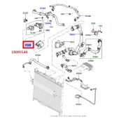 Mangueira do Radiador Motor 3.0 - Land Rover Discovery 4 3.0 V6 Diesel 2011-2016 / Range Rover Sport 3.0 V6 Diesel 2010-2013 - LR095544 - Marca Allmakes