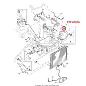 Parafuso da Mangueira Superior do Radiador - Land Rover Discovery 2 TD5 1999-2004 / Defender TD5 1999-2006 - PYP10008L - Marca Britpart