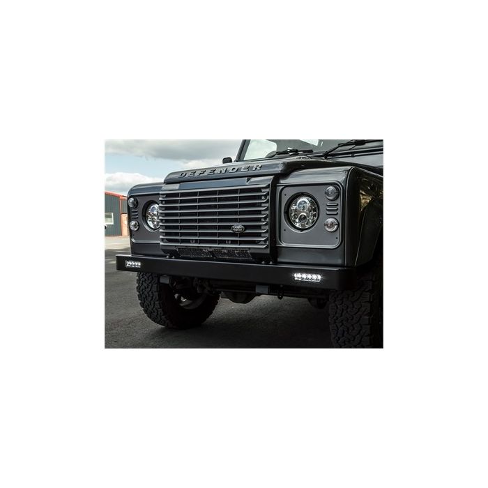 Parachoque Dianteiro Com Led (Modelo Original - Sem as Ponteiras) - Land Rover Defender - DA8600 LR062058 - Marca Britpart